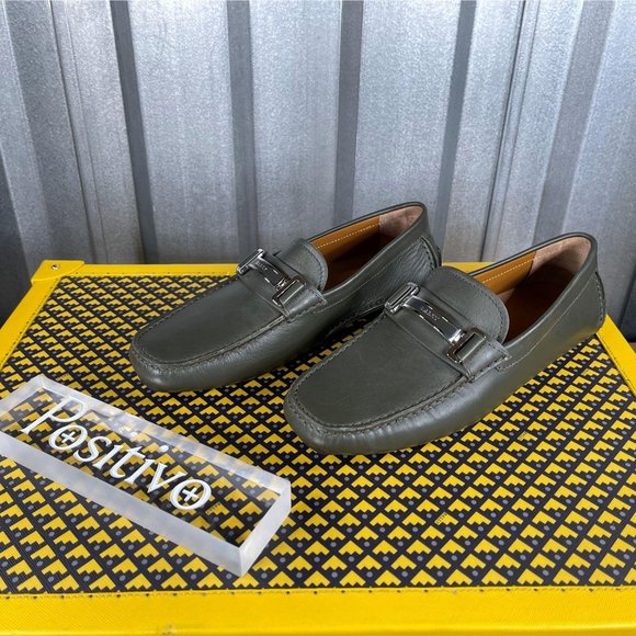 bally drulio leather drivers